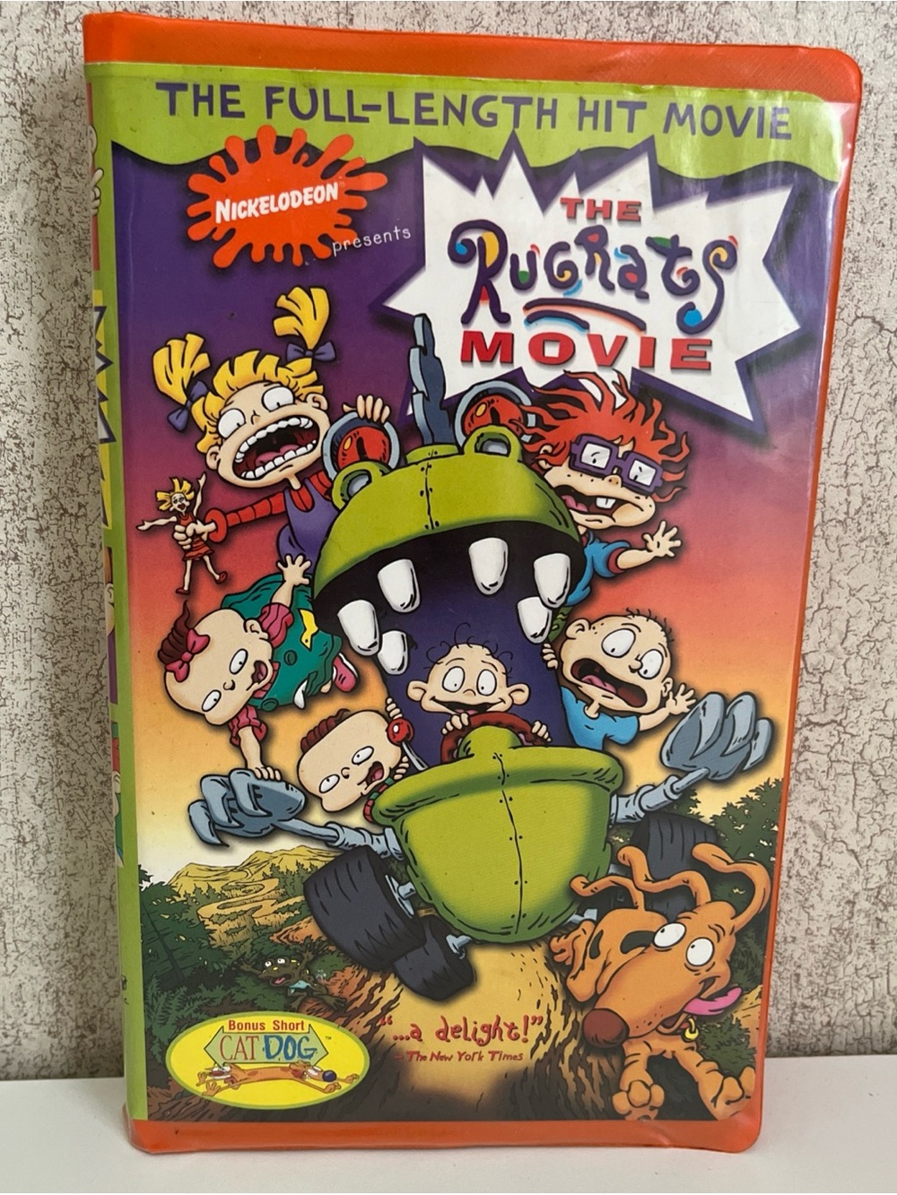 Nichelodeon Rugrats Movie VHS Clamshell Case 1998 Children’s Movie Night 90’s